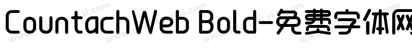 CountachWeb Bold字体转换